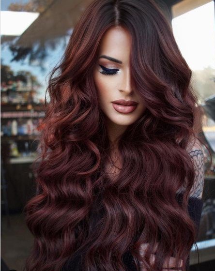 Chocolate Cherry Hair Color