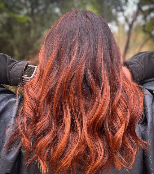 Copper Glow Hair